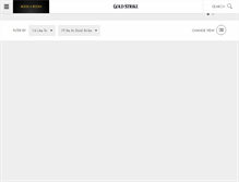 Tablet Screenshot of goldstrike.com